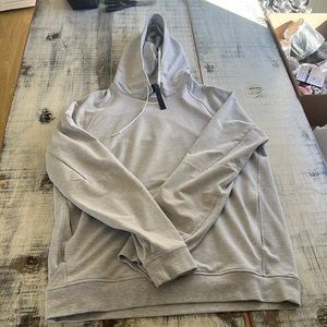 City Sweat Pull Over Hoodie - large - light gray- no stains/damages